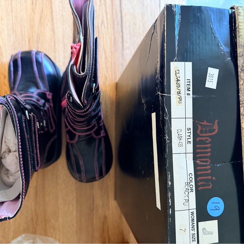 Demonia Clash 435 Boots Size 7 - Picture 5 of 10